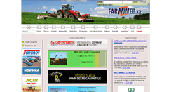 Desktop Screenshot of farmweb.cz