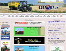 Tablet Screenshot of farmweb.cz
